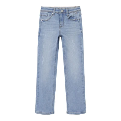 Abbildung von Name it Nkmryan Jeans Straight Leg für Kinder, Größe: 122, Blue