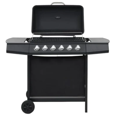 Abbildung von vidaXL Gasgrill 6 Brennern Stahl Grillwagen Grill Gartengrill Standgrill BBQ