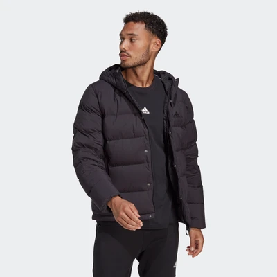 Abbildung von adidas Sportswear Helionic Daunenjacke black black, Herren, Größe: Small,