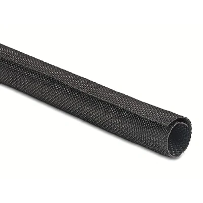 Abbildung von HellermannTyton 170 01015 Twist In 25 Geflechtschlauch Schwarz Polyester 19 bis 25mm 2m