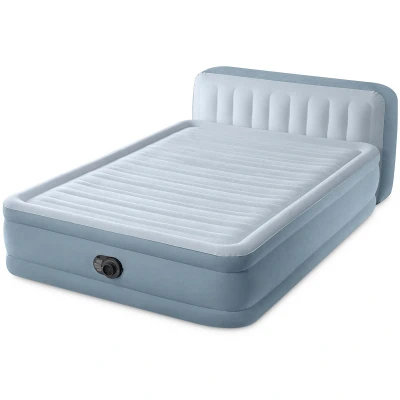 Abbildung von Intex Plüsch Doppel Luftbett mit Kopfteil