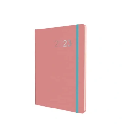 Abbildung von Collins Legacy Schülerplaner 2022 23, Wochenansicht, A5, Pink (CL53M.50 2223) Schüler Tagebuchplaner mit Tagebuch, Notizen und Stundenplänen
