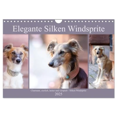 Abbildung von Elegante Silken Windsprite (Wandkalender 2025 DIN A4 quer), CALVENDO Monatskalender