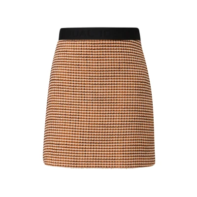 Abbildung von comma casual identity Minirock, Damen, Größe: 38, Orange