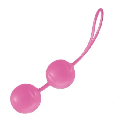 Abbildung von JOYDIVISION Joyballs Trend DUO in Rosé, Originale Liebeskugeln, Beckenbodentrainings Kugeln aus Silikomed