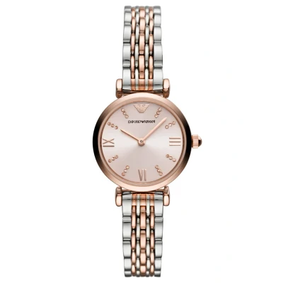 Abbildung von Emporio Armani Uhr Rose goldcoloured/silvercoloured, Damen, Größe: One Size, gold coloured/silver coloured
