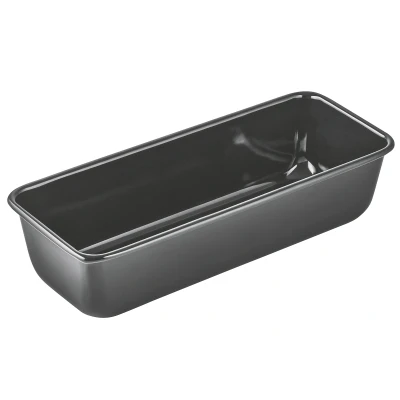 Abbildung von Dr. Oetker Kastenform 30 cm Exclusive, Kuchenform für saftige Kuchen und deftige Brote, Brotbackform mit Emaille Versiegelung (Farbe: Grau Braun/Crème), Menge: 1 Stück