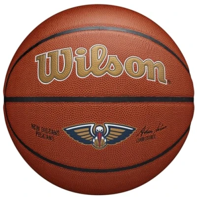 Abbildung von Wilson Basketball TEAM ALLIANCE, NEW ORLEANS PELICANS, Indoor/Outdoor, Mischleder, Größe: 7