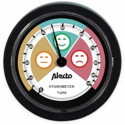 Abbildung von Alecto Hygrometer WS 05, (1 St., Hygrometer), effizient Luftfeuchtigkeit messen, Umweltfreundlich ohne Batterien