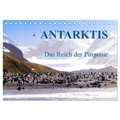 Abbildung von Antarktis Das Reich der Pinguine (Tischkalender 2025 DIN A5 quer), CALVENDO Monatskalender