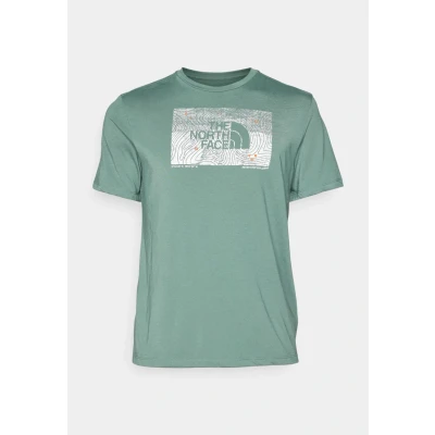 Abbildung von The North Face Foundation Abstract Graphic TEE Sport Tshirt, Herren, Größe: Medium, Duck green