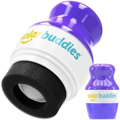 Abbildung von Solar Buddies Sonnencreme Applikator Lila Nachfüllbarer Roll on Schwammapplikator für Sonnencreme, Sonnenmilch &amp; Lotion Kinder, Erwachsene Familien Fasst 100ml