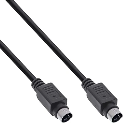 Abbildung von InLine 89950 S VHS Kabel, 4pol mini DIN Stecker / Stecker, 2m