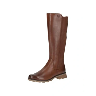 Abbildung von CAPRICE Damen Hohe Stiefel mit Absatz Elegant Kniehoch, Braun (Cognac Comb), 38 EU