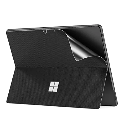 Abbildung von MoKo Tablet Back Skin Stick Decal for Microsoft Surface Pro 11 /Surface 10 / 9 8 13 Inch Tablet, PU Leather Protective Body Cover 11/10, Black