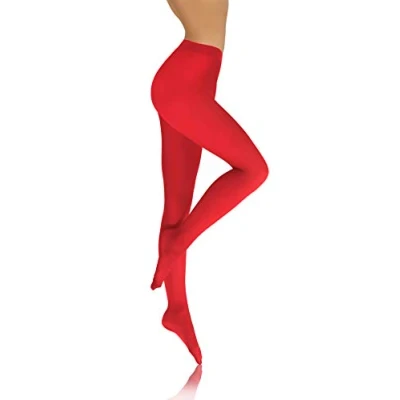 Abbildung von sesto senso Damen Strumpfhose Rot Bunte 40 DEN Blickdicht Microfaser 3 M