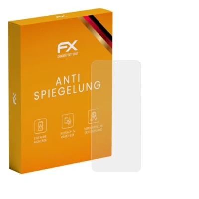Abbildung von atFoliX Panzerfolie kompatibel mit Honor X6b Schutzfolie, entspiegelnde und stoßdämpfende FX Folie (3X)