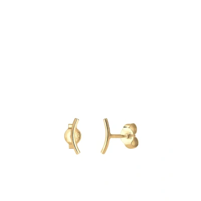 Abbildung von Elli Basic Design Ohrringe, Damen, Größe: One Size, Goldfarben