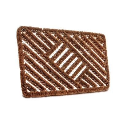 Abbildung von Fußmatte Grid Brushes Mat, HANSE Home, rechteckig, Höhe: 33 mm, Gitter, Robust, Bürsten, Innen, Außen, Schmutzabtreter, Wetterfest