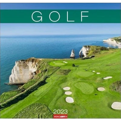 Abbildung von Golf Kalender 2023. Die schönsten Golfplätze in einem Wandkalender 2023 Großformat. Imposante Aufnahmen hochwertigen Fotokalender, ein tolles Geschenk für Golfer.
