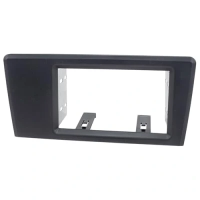 Abbildung von tomzz Audio 2456 016 Doppel DIN Radioblende kompatibel mit Volvo S60 S70 C70 V70 dunkelgrau