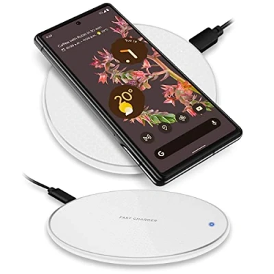 Abbildung von Induktive Ladestation kompatibel mit Gigaset GS5 GS4 GS3 Induktives Ladegerät 10W Ladepad Schnellladegerät