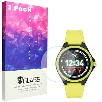Abbildung von LvBu Displayschutzfolie Kompatibel für Puma Smartwatch, 9H Härte Panzerglas Schutzfolie Smartwatch (3 Stück)