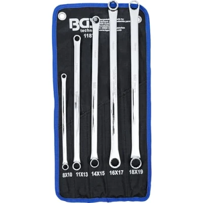 Abbildung von BGS Ringschlüssel Doppelringschlüssel Satz, extra lang, 5 teilig, 8 19 mm