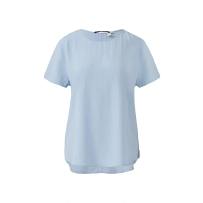Abbildung von QS Damen 2162738 Blusenshirt Kurzarm, 5072, 38 cm