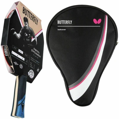 Abbildung von Butterfly 1x Dimitrij Ovtcharov Platin Tischtennisschläger + Hülle Drive Case