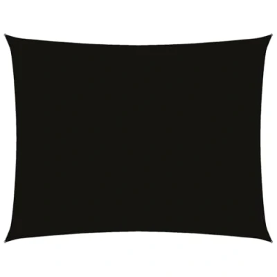 Abbildung von vidaXL Sonnensegel Wasserfest Sonnenschutz Windschutz Sonnendach UV Schutz Garten Terrasse Balkon Oxford Gewebe Rechteckig 2x3,5m Schwarz
