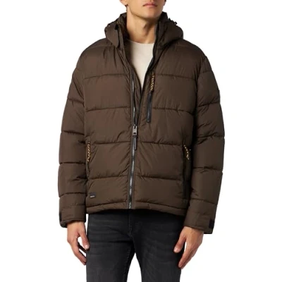 Abbildung von camel active MIT Abnehmbarer Kapuze Winterjacke, Herren, Größe: 58, Dark chocolate