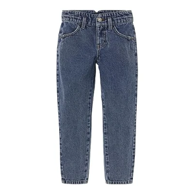 Abbildung von NAME IT Mädchen Nkfbella Dnm 2700 Hw An Mom Pant Noos Hose, Medium Blue Denim, 134 EU