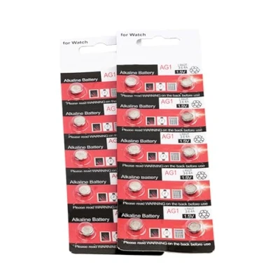 Abbildung von AG1/LR621 Knopfzellenbatterien, langlebige 1,5 V Knopfbatterie, Alkaline Zelle für Uhren, kleine Elektronik, 20 Stück