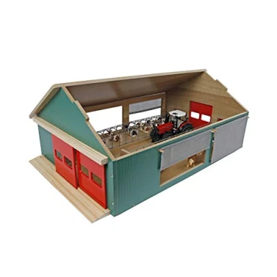Abbildung von Kids Globe Stall mit 4 Windschutzgitter 1:32