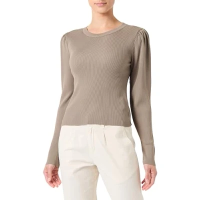 Abbildung von ONLY Damen ONLSALLY L/S Puff KNT NOOS Pullover, Walnut, L