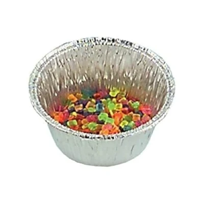 Abbildung von neoLab Aluminium Wägeschale mit Rand, Silber, 75ml Kapazität, 70mm x 20.6mm, 100 Stück