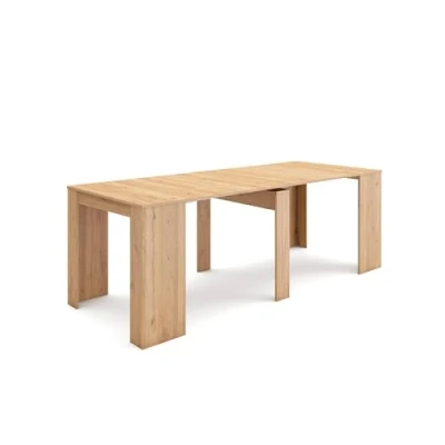 Abbildung von Skraut Home Ausziehbarer Konsolentisch, Holz, Buchenholz, 78 x 90 50 cm