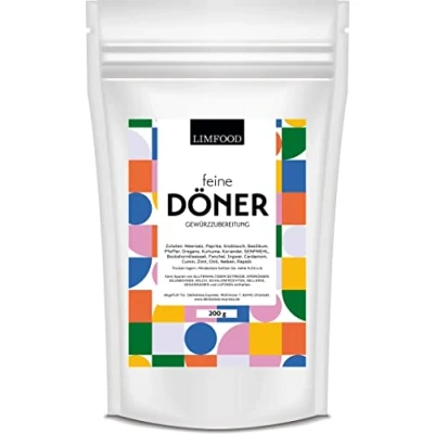 Abbildung von Limfood 200g Döner Kebab Gewürz Gewürzmischung für mit Chilli angenehm scharf