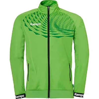 Abbildung von Kempa Herren Wave 26 Poly Boys&#039; Sports Football Training Sweatshirt Sweatjacke, Grün (hope green/lagoon), 4XL