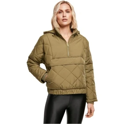 Abbildung von Urban Classics Diamond Quilted Winterjacke, Damen, Größe: Medium, Tiniolive