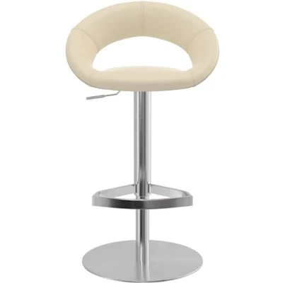 Abbildung von Costantino Sorrento Echtleder Barhocker Creme