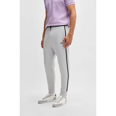 Abbildung von BOSS Hadiko TAPE Jogginghose, Herren, Größe: XXL, Light/pastel grey