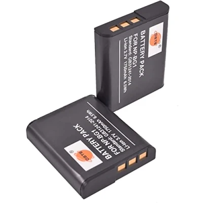Abbildung von DSTE 2 Pack Ersatz Batterie Akku Kompatibel für Sony NP BG1 FG1 DSC H3 H7 H9 H10 H20 H50 H55 H70 H90 HX20V HX30V Kamera