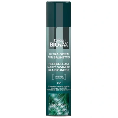 Abbildung von Biovax Glamour Trockenshampoo Ultra Green for Brunettes, 200 ml