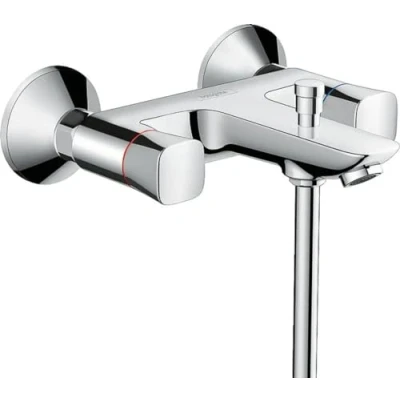 Abbildung von hansgrohe Wannenmischeinheit &quot;Logis&quot;, 2 Griff Aufputz, chrom