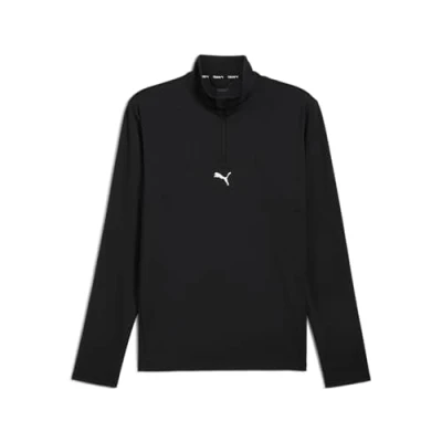 Abbildung von Puma CLOUDSPUN Jacke mit viertellangem Reißverschluss Herren Black Größe: M