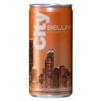 Abbildung von Krott 24 x City Bellini Pfirsisch Dosen, arom.weinh.Cocktail 5,5 Prozent Vol. incl. EINWEGPFAND