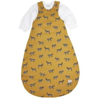 Abbildung von Meyco Baby Schlafsack Rund 2 Teilig Zebra Animal Honey Gold 74/80 Einzelpackung