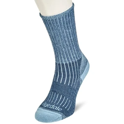 Abbildung von Bridgedale Damen Hike Midweight Boot Height Merino Comfort Socken, Blau, M